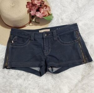 Jalate denim look side zip festival shorts Sz. 5